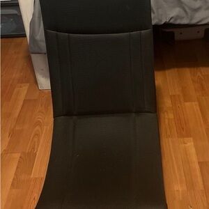 Black Floor Gaming Chair Accent Seat